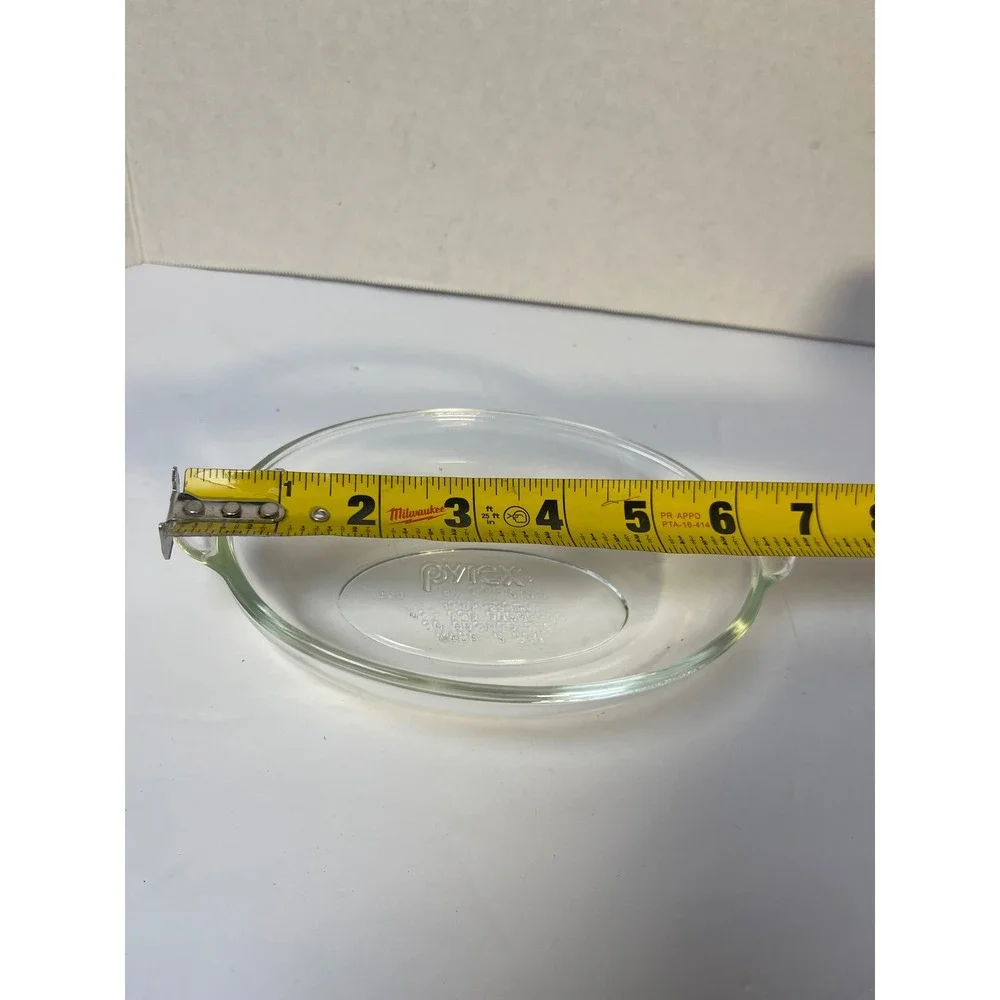 Pyrex by Corning 328 Clear Glass Oval Baking Dish 1 Cup 250mL Individual Server